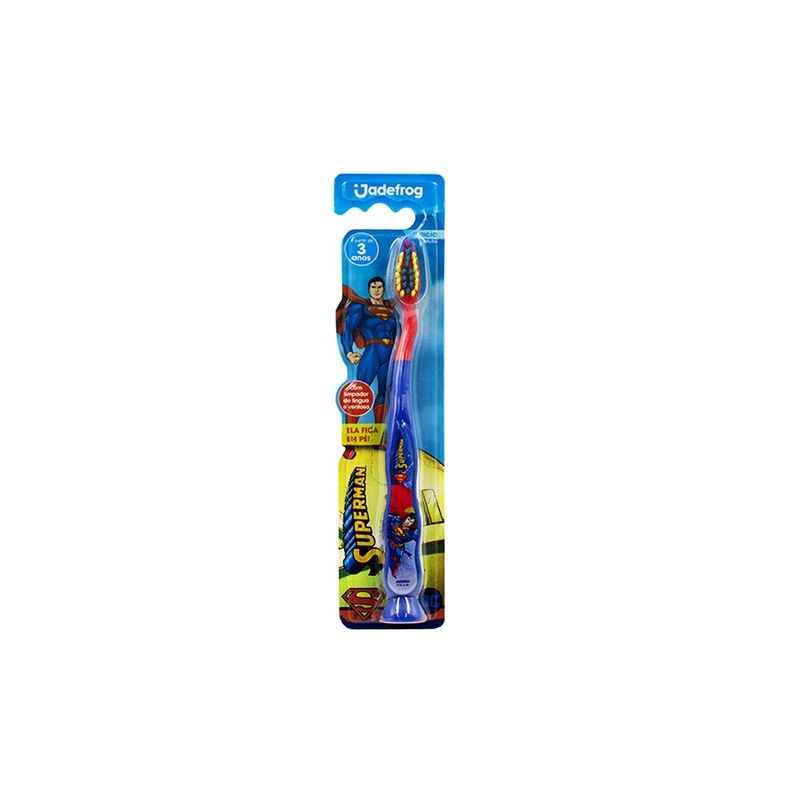 ESCOVA DENTAL INFANTIL  JADEFROG SUPERMAN UNIDADE