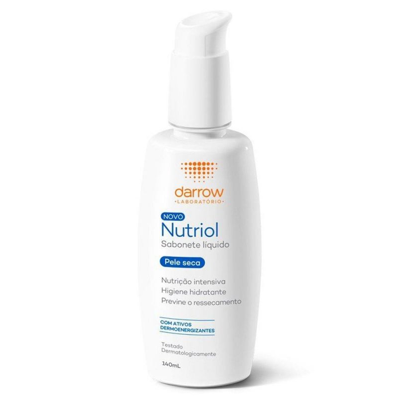 NUTRIOL SABONETE LIQUIDO PELE SECA 140ML