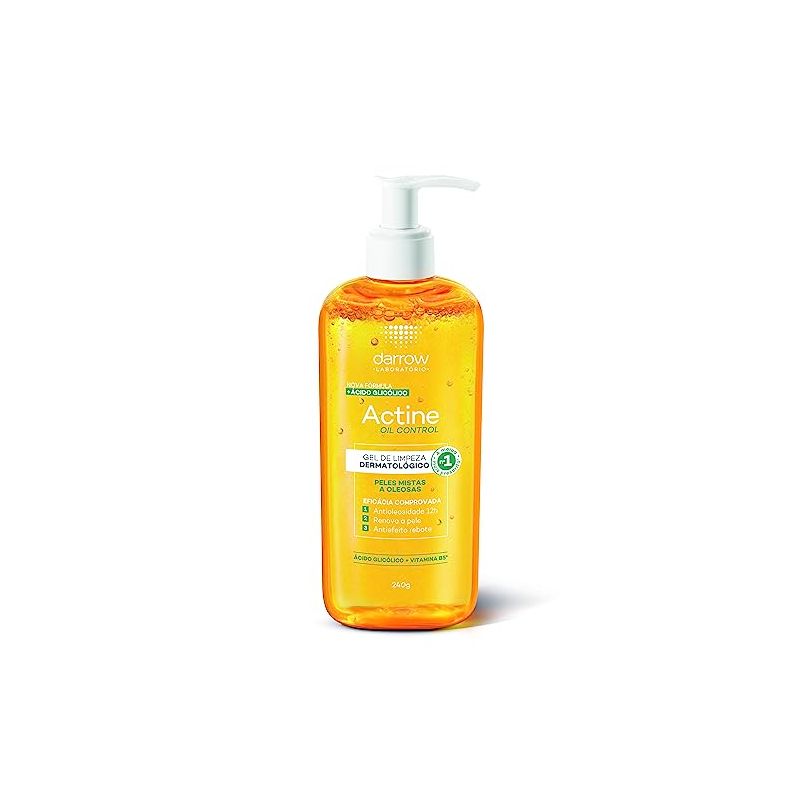 GEL DE LIMPEZA FACIAL ACTINE OIL CONTROL PELES MISTAS 240G