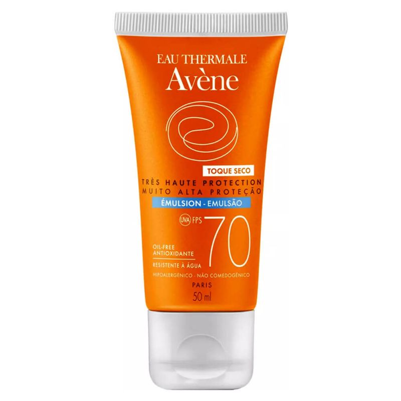 AVENE EMULS TOQ SECO SEM COR FPS70 50ML 