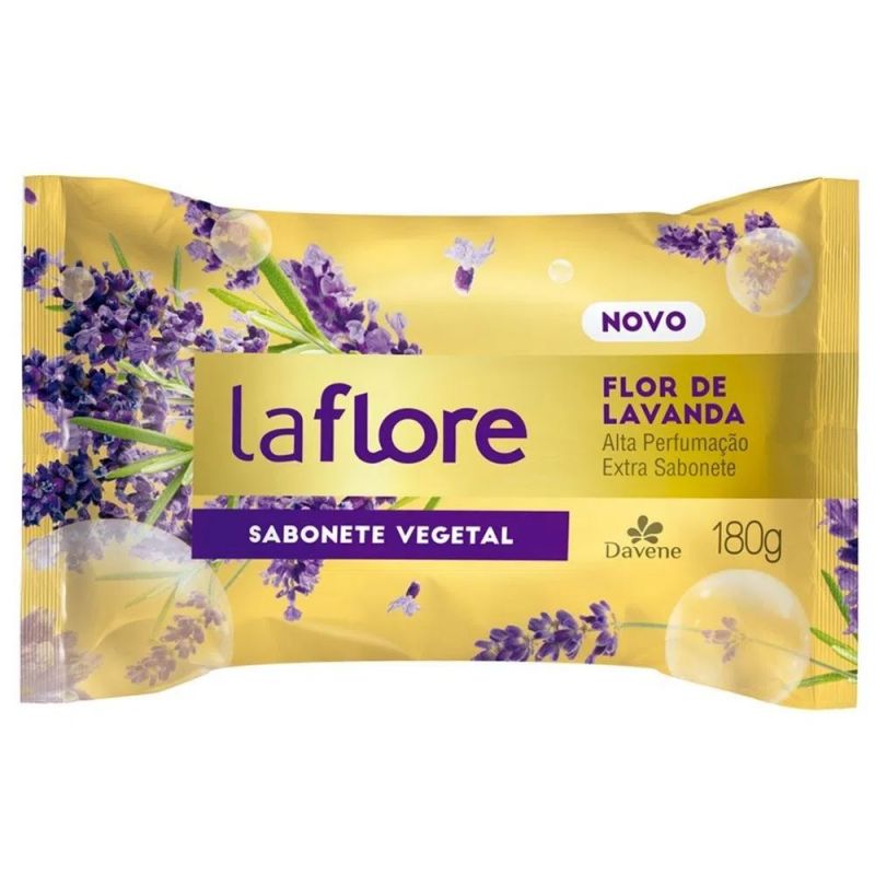 SABONETE EM BARRA LA FLORE LAVANDA 180G