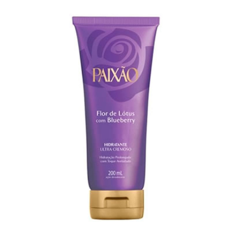 CREME HIDRATANTE PAIXÃO FLOR DE LÓTUS COM BLUEBERRY 200ML