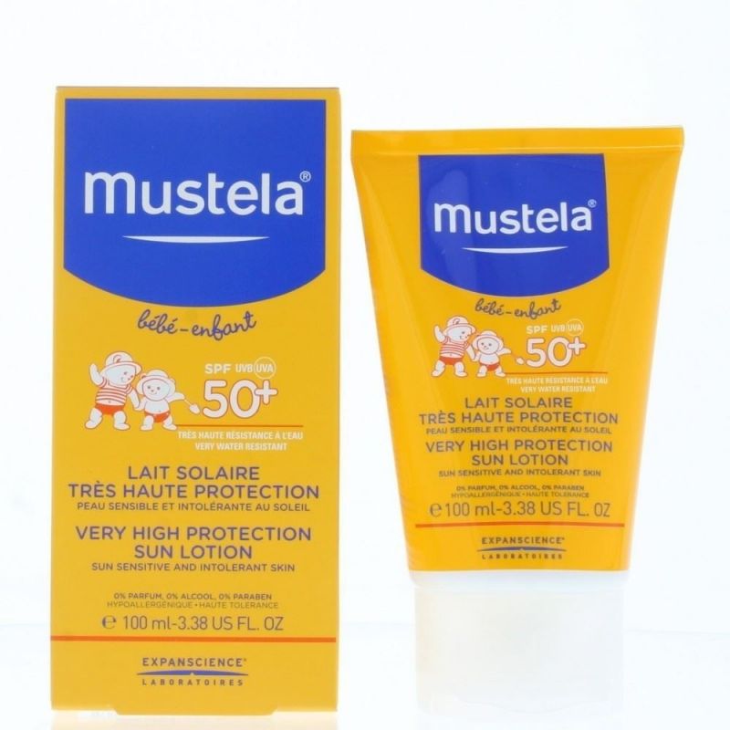 PROTETOR SOLAR INFANTIL MUSTELA FPS50+ 100ML 