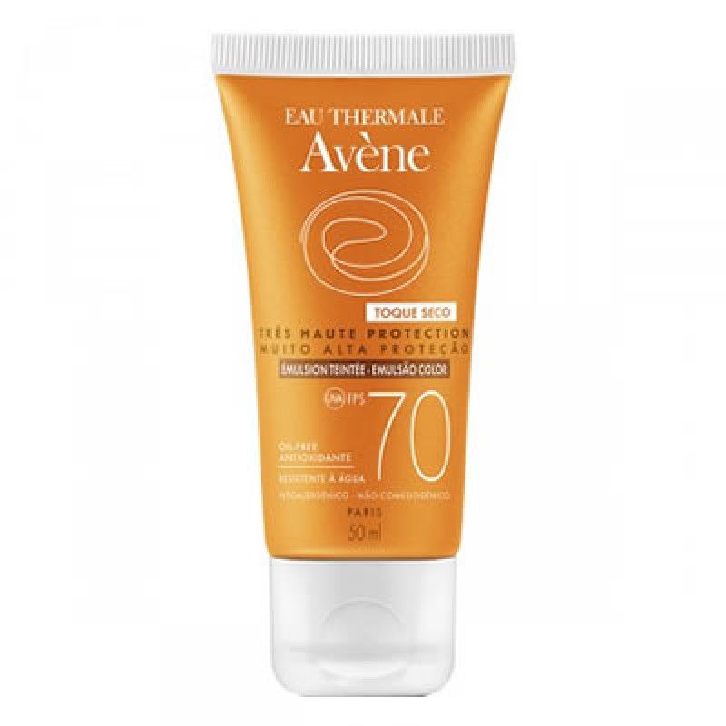 AVENE SOLAR TOQ SECO COM COR FPS70 50ML 