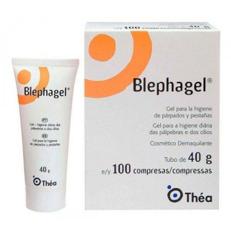 BLEPHAGEL 40G COM 100 COMPRESSAS