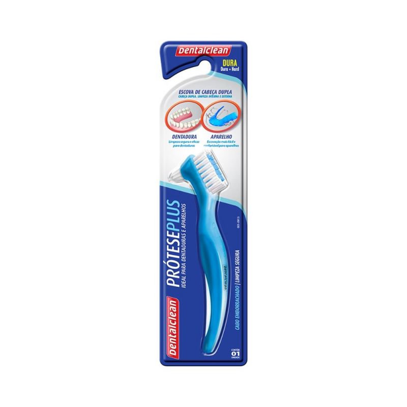 ESCOVA DENTAL DENTALCLEAN PARA PRÓTESE DURA UNIDADE