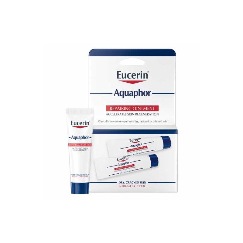 EUCERIN AQUAPHOR POMADA REPARADORA COM 2 UNIDADES 9 GRAMAS