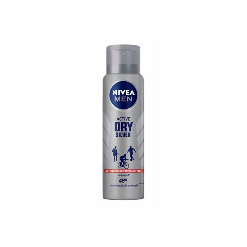 DESODORANTE AEROSOL NIVEA MEN SILVER PROTECT 150ML