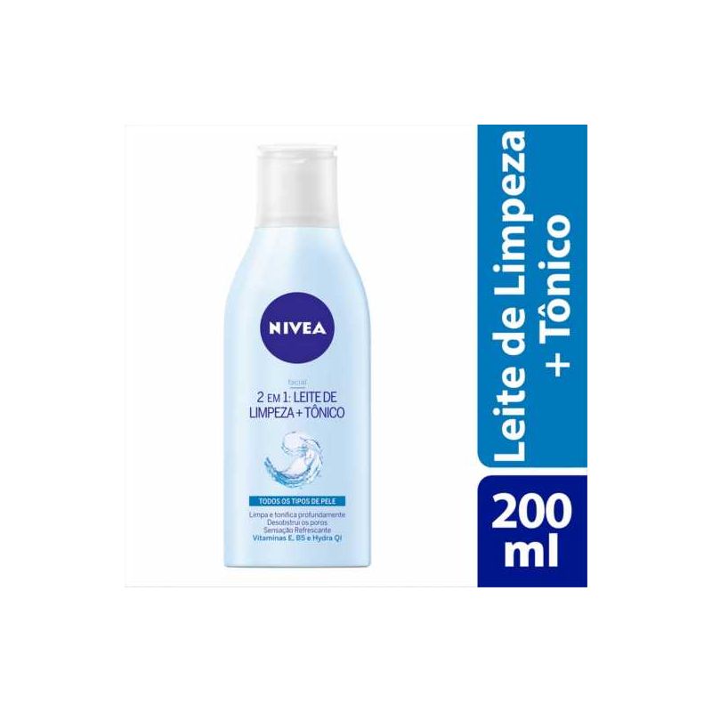 NIVEA LEITE LIMP+TONICO 2EM1