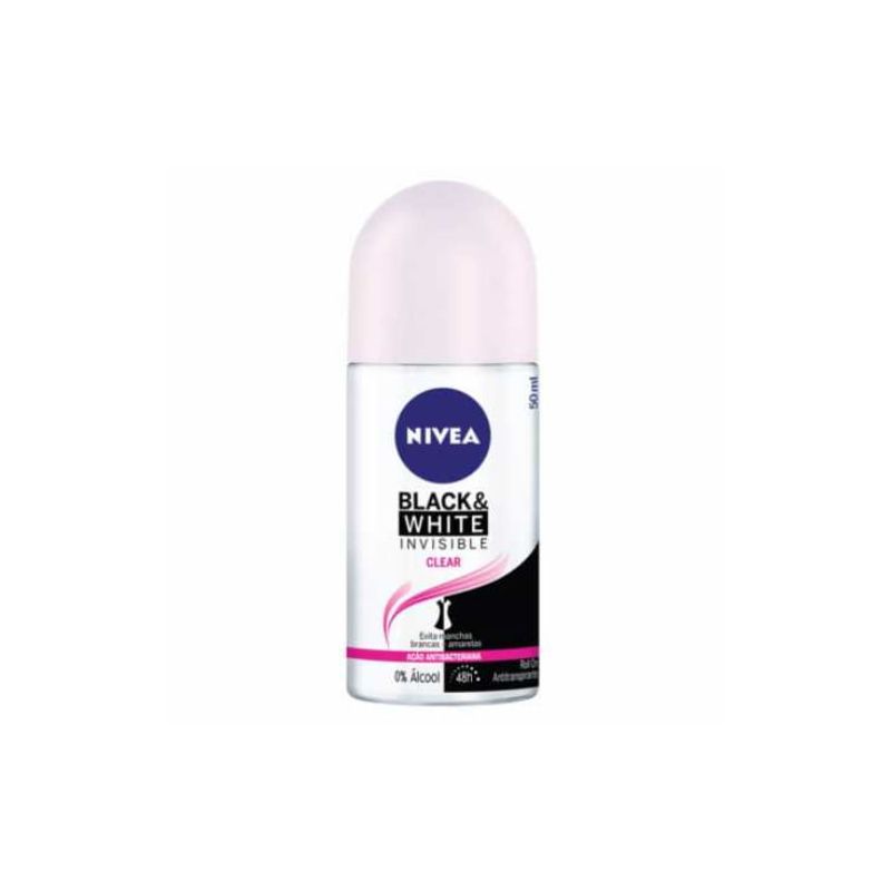 DESODORANTE ROLL-ON NIVEA INVISIBLE CLEAR 50ML