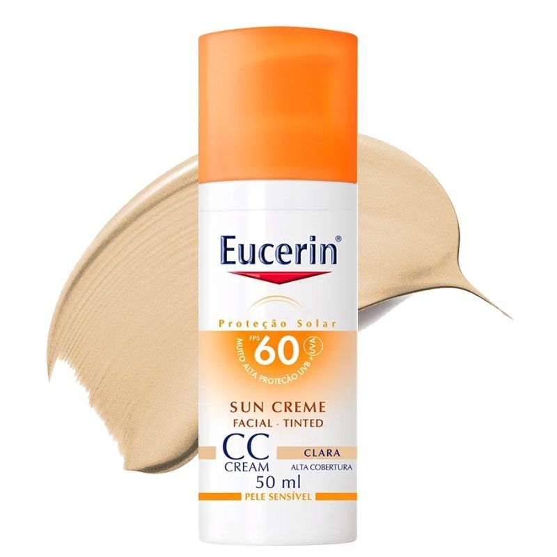 EUCERIN SUN CREME TOQUE SECO CLARA FPS60 50ML 