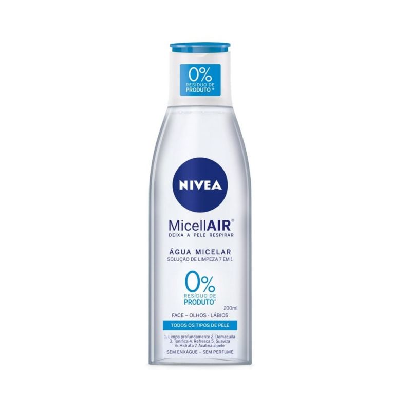 AGUA MICELAR NIVEA 6 EM 1 -  200ML
