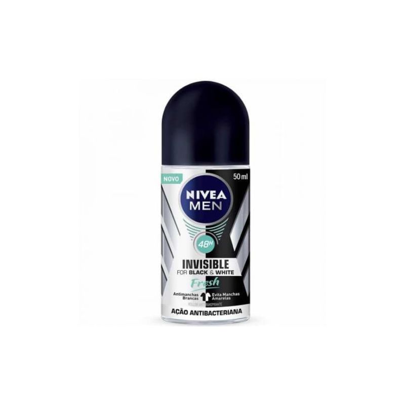 DESODORANTE ROLL-ON NIVEA MEN INVISIBLE FRESH 50ML