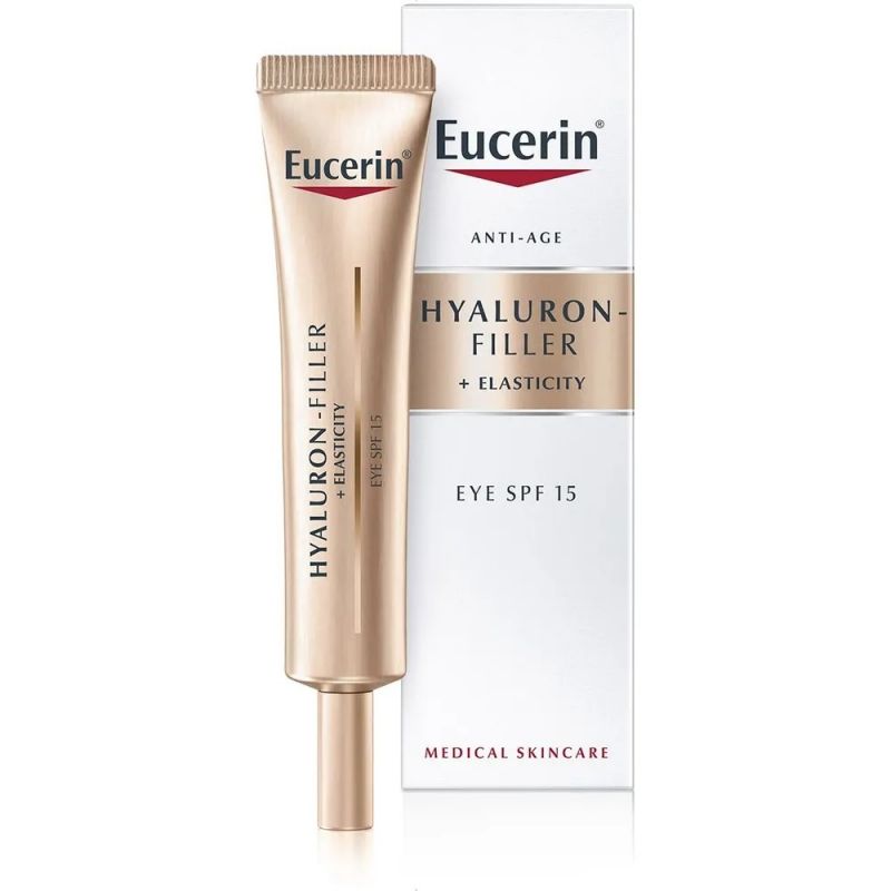 EUCERIN HYALURON FILLER + ELASTICITY OLHOS FPS15 15ML 
