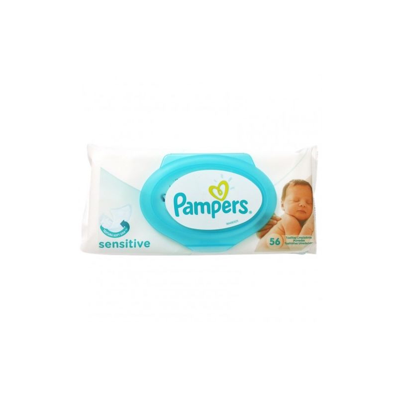 TOALHAS UMEDECIDAS PAMPERS SENSITIVE 56 UNIDADES 