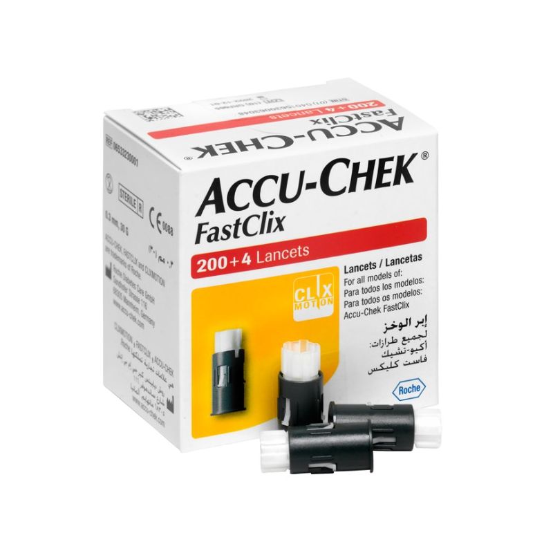 ACCU-CHECK FASTCLIX COM 204 LANCETAS