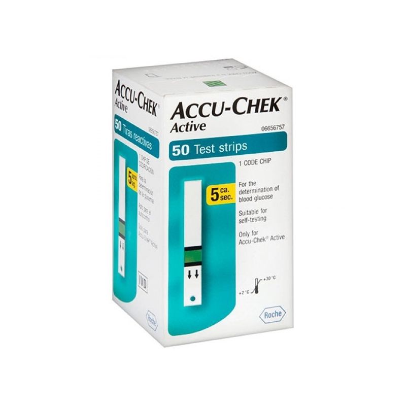 ACCU-CHEK ACTIVE 50 TIRAS-ROCHE- 