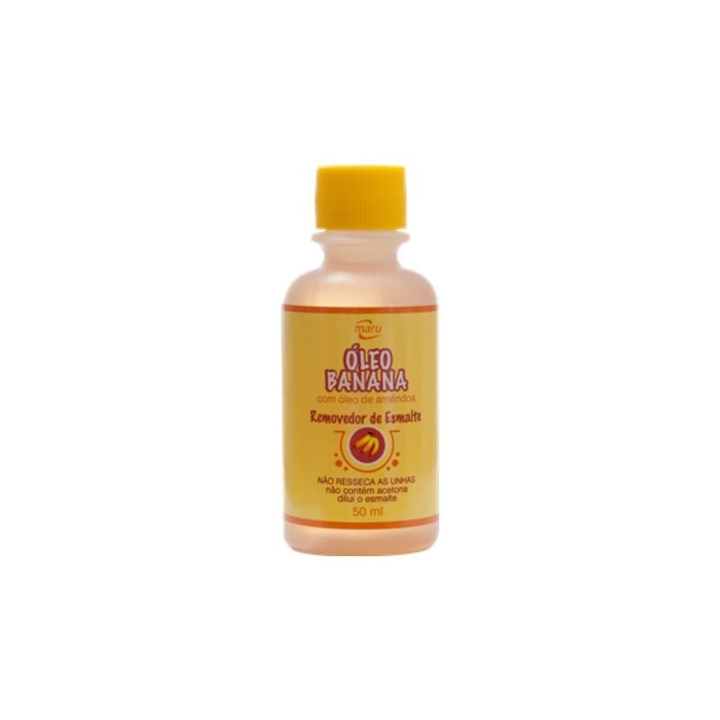 REMOVEDOR DE ESMALTE COM ÓLEO DE BANANA 50ML