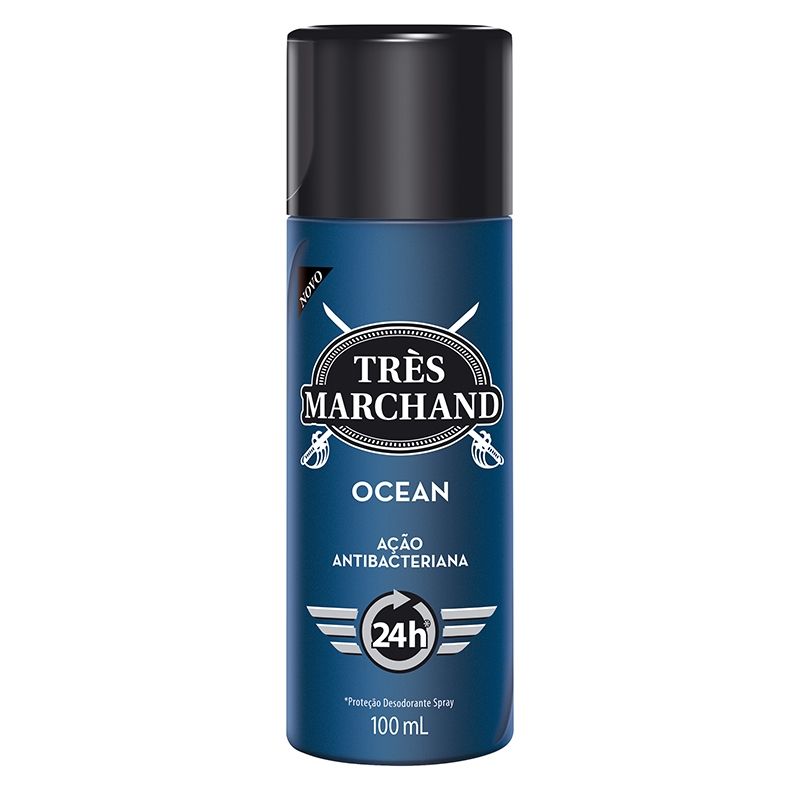 DESODORANTE SPRAY TRÊS MARCHAND OCEAN  100ML