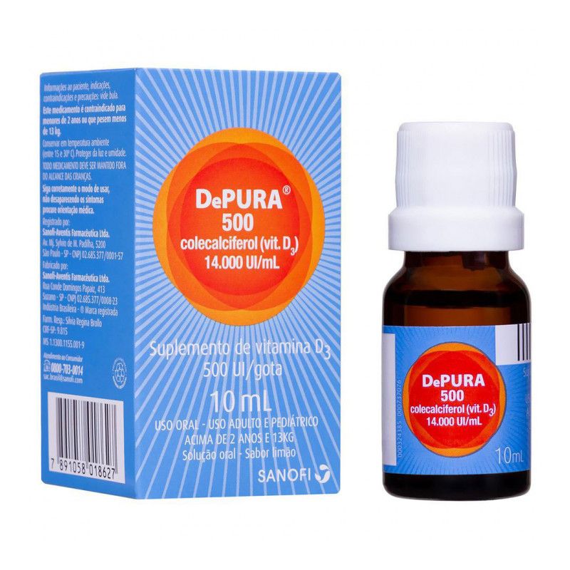 DEPURA * 500UI GOTAS COM 10ML