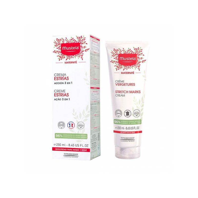 MUSTELA CREME ESTRIAS 3EM1 250ML 