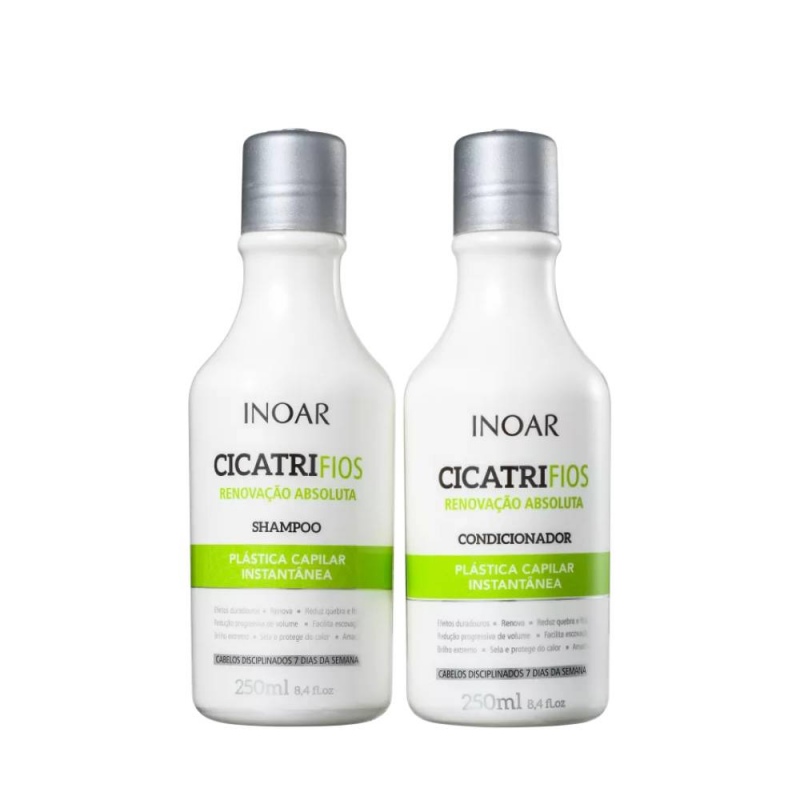 KIT INOAR CICATRIFIOS SHAMPOO 250ML+CONDICIONADOR 250ML
