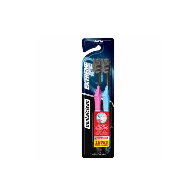 ESCOVA DENTAL DENTALCLEAN EXTREME ICE 2 UNIDADES