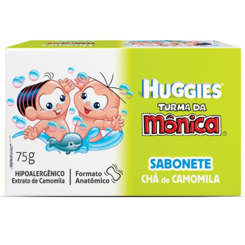 SABONETE EM BARRA HUGGIES CAMOMILA 75G