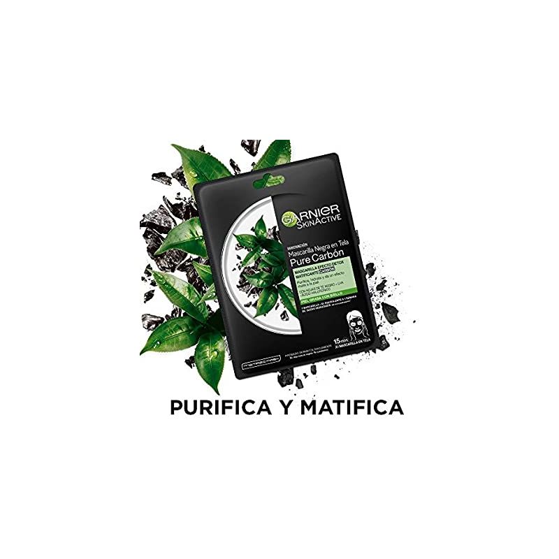 MÁSCARA FACIAL EM TECIDO PURE CARBÓN