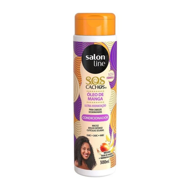S.O.S CACHOS CONDICIONADOR SALON LINE 300ML 