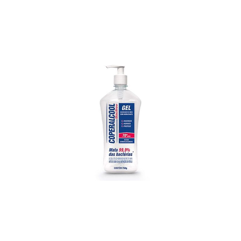 ÁLCOOL GEL PARA AS MÃOS 750GR