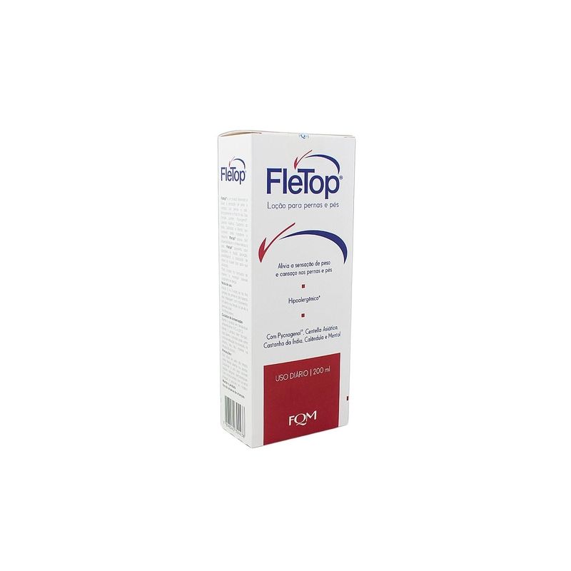 FLETOP LOÇÃO PARA PERNAS E PÉS 200ML