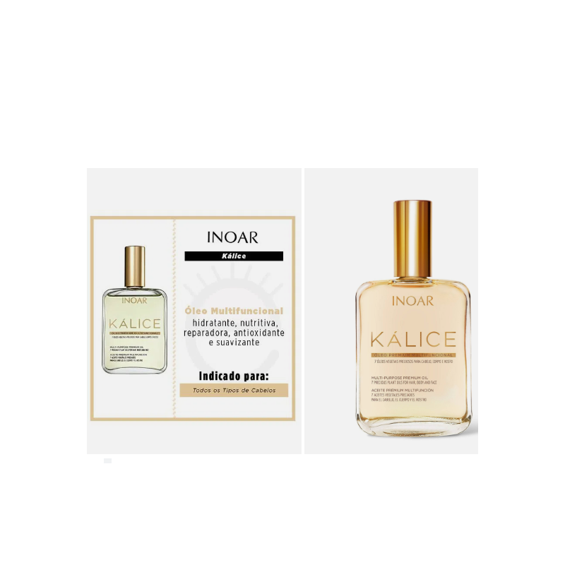 ÓLEO MULTIFUNCIONAL INOAR KÁLICE  100ML