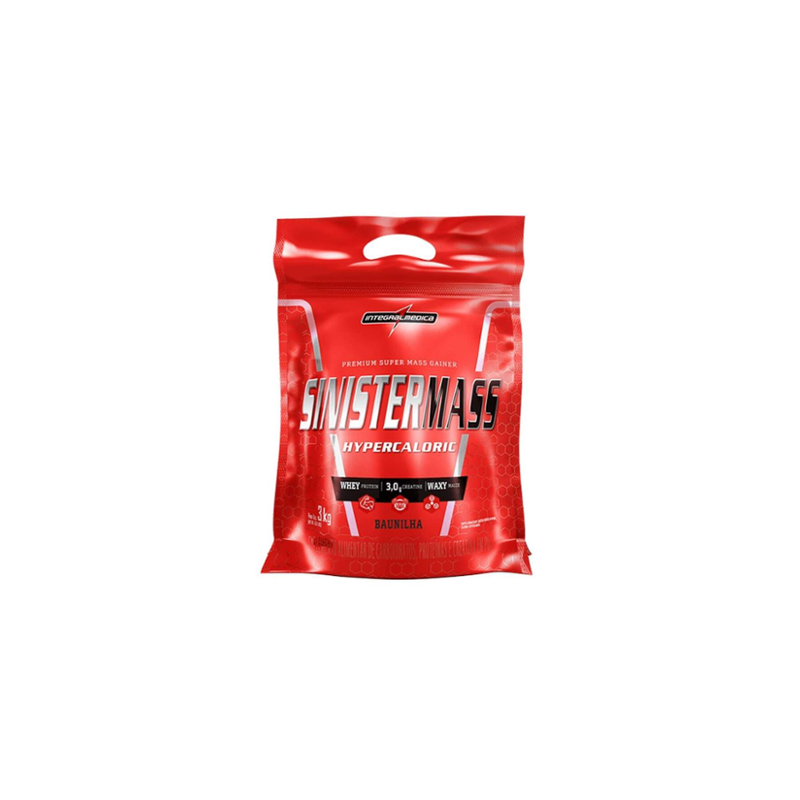 HIPERCALÓRICO SINISTER MASS INTEGRALMEDICA BAUNILHA 3KG