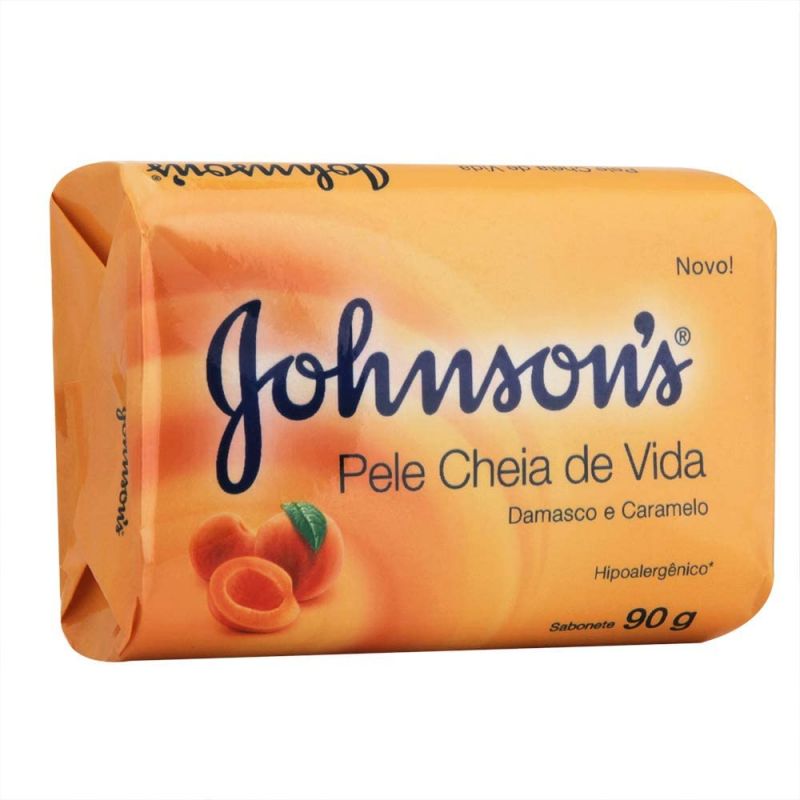 SABONETE EM BARRA JOHNSON´S PELE CHEIA DE VIDA 90G