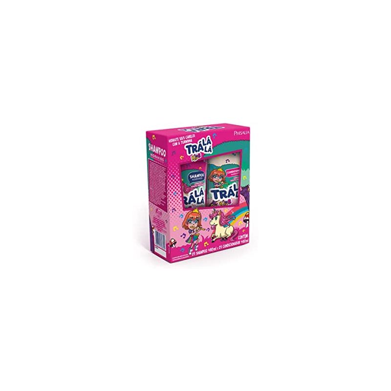 SHAMPOO E CONDICIONADOR TRÁ LÁ LÁ KIDS 480ML