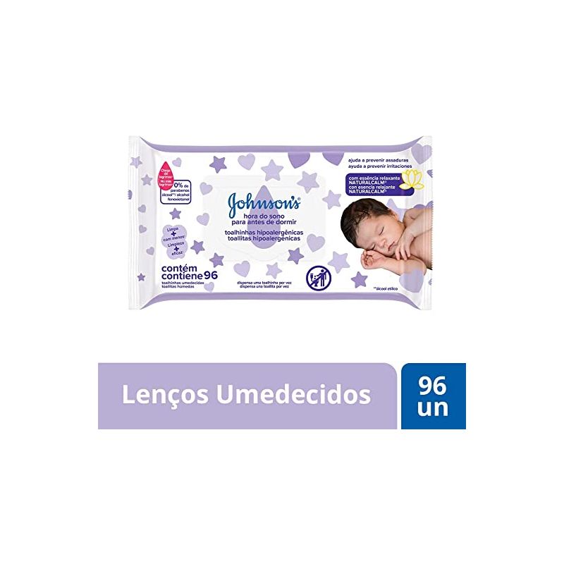 TOALHAS UMEDECIDAS HORA DO SONO 96UNI