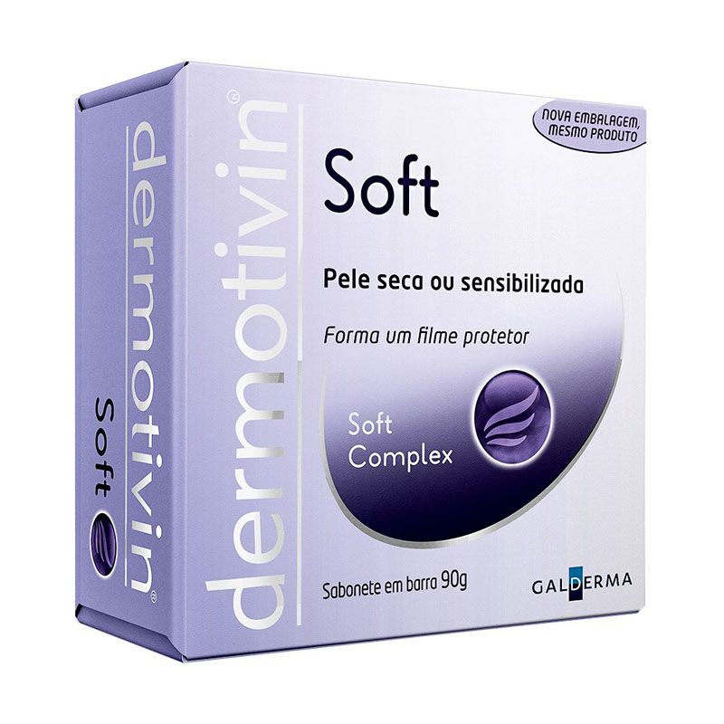 SABONETE EM BARRA DERMOTIVIN SOFT  90G 