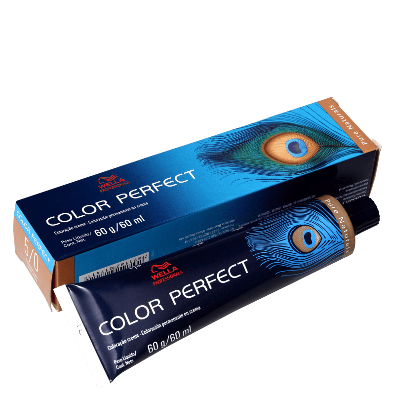 COLORAÇÃO WELLA COLOR PERFECT 5/0 60ML