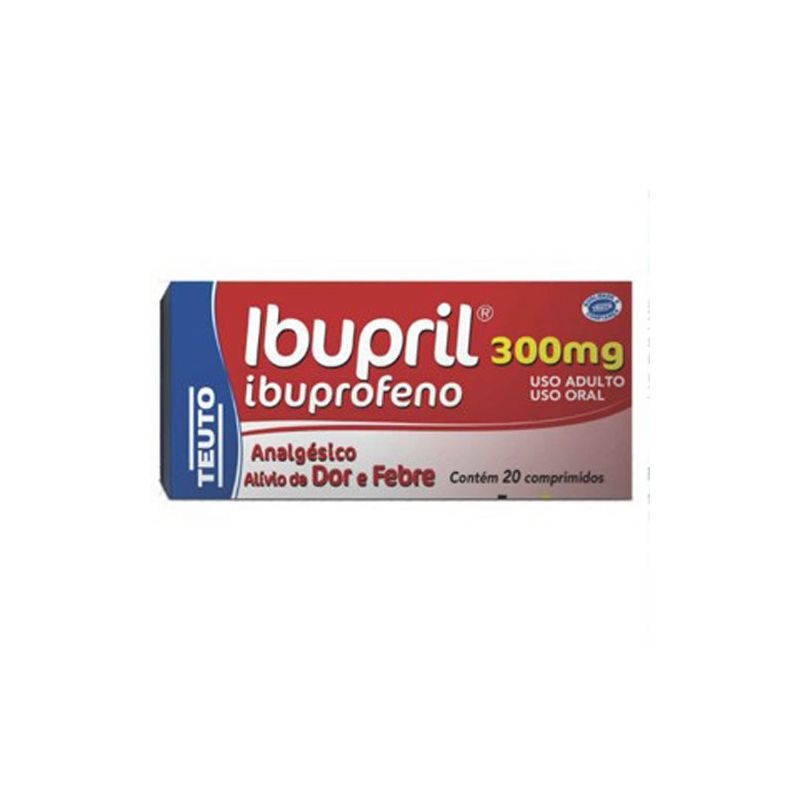 IBUPRIL 300MG COM 20 COMPRIMIDOS TEUTO