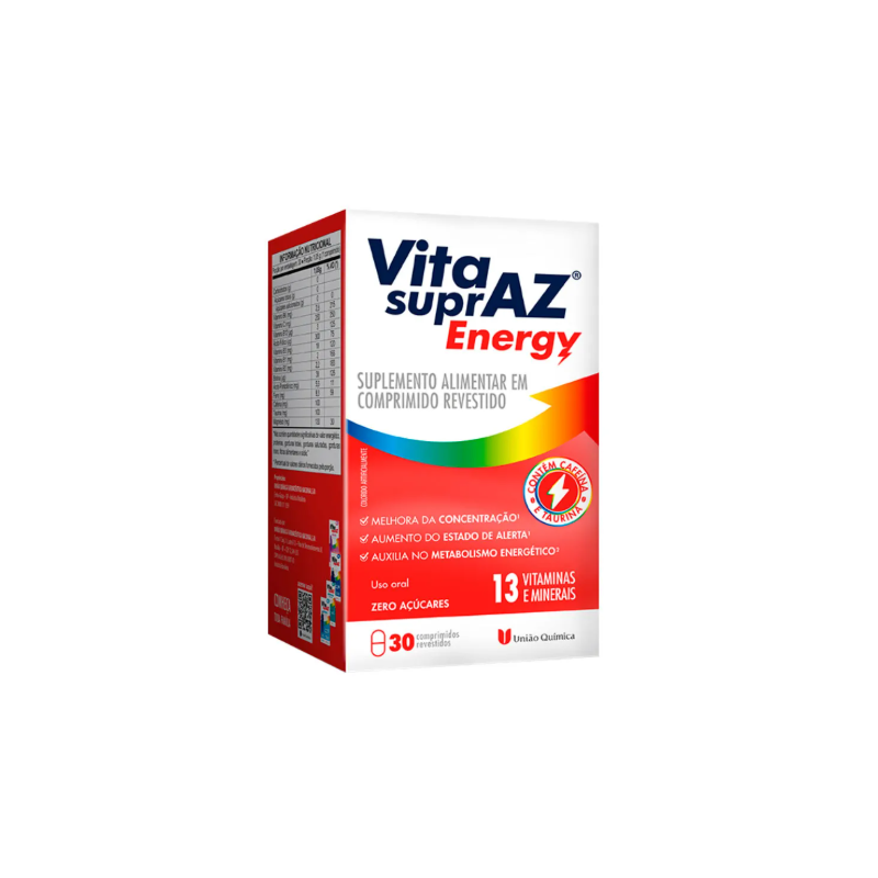 VITA SUPRAZ ENERGY COM 30 COMPRIMIDOS REVESTIDOS