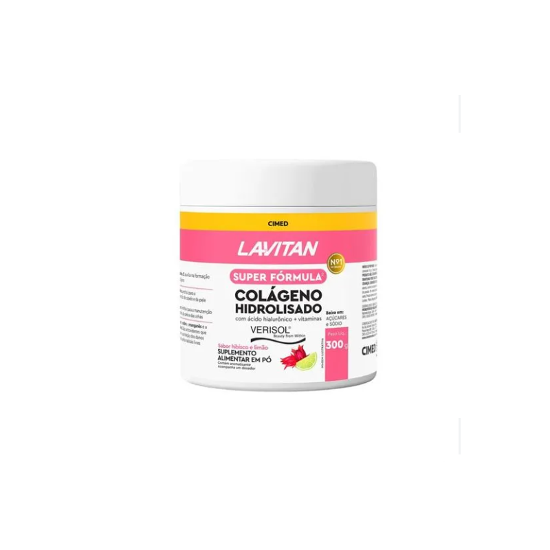 COLAGENO HIDROLIZADO COM ACIDO HIALORONICO COM 300G