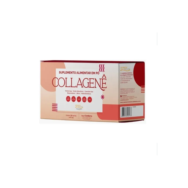 COLLAGENE EM PO SABOR CRANBERRY COM 30 SACHES DE 10 G