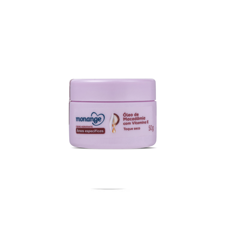 CREME HIDRATANTE MONANGE 50G AREAS ESPECIFICAS MACADAMIA VALIDADE 03/2026