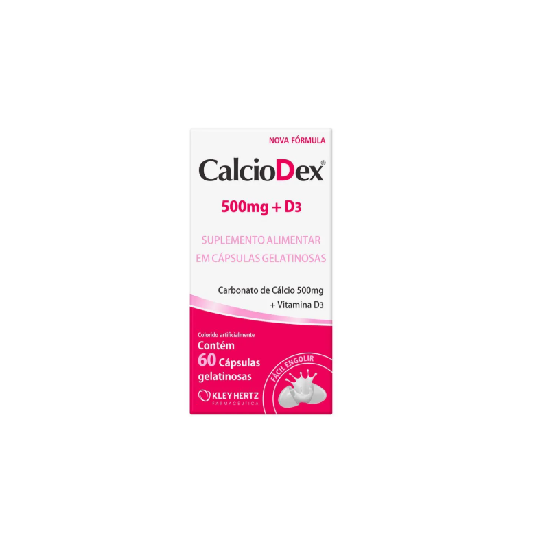 CALCIODEX COM 60 CAPSULAS EM GEL COM 60ML