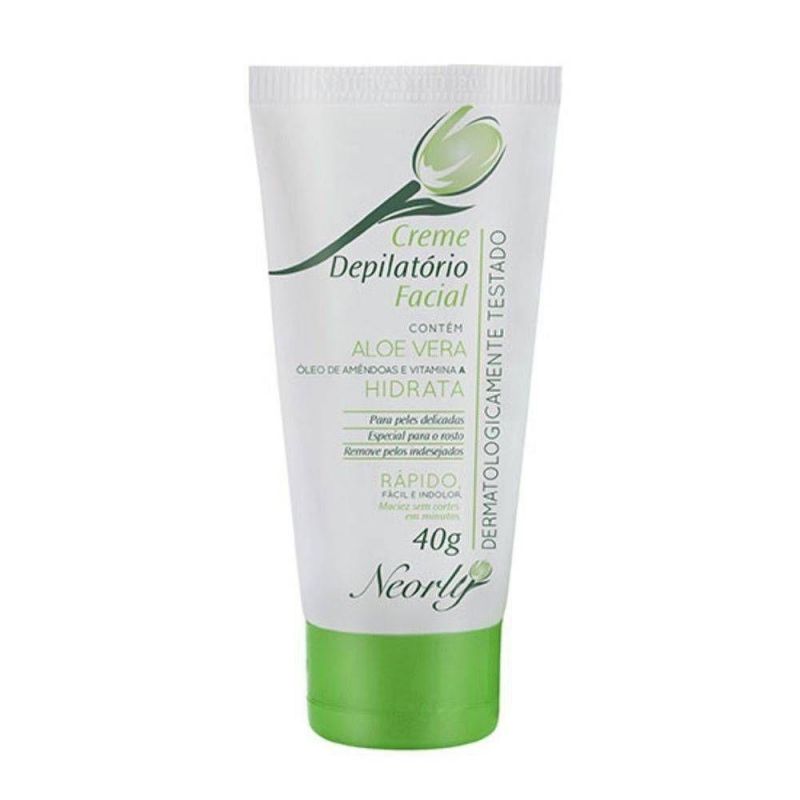 CREME DEPILATÓRIO FACIAL  ALOE VERA NEORLY 40G