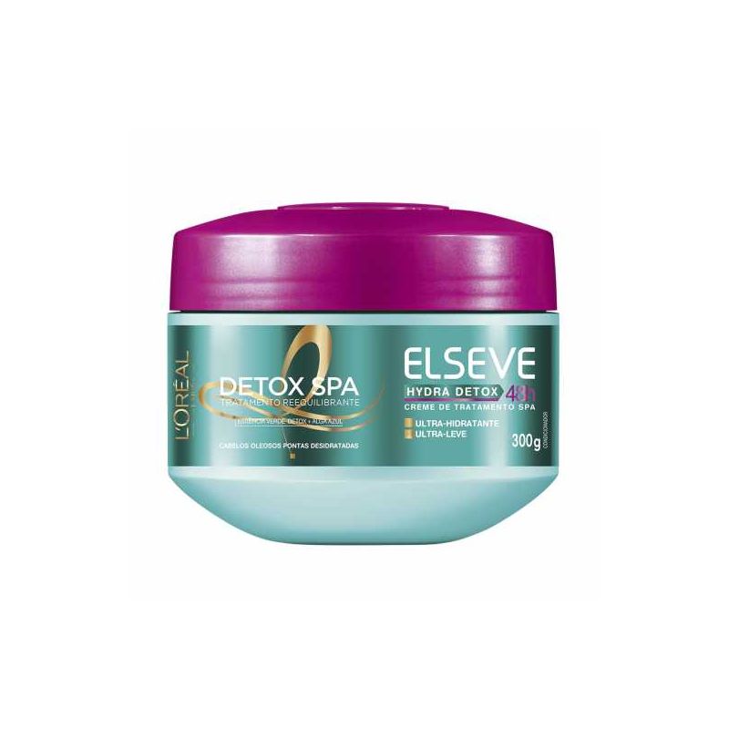 CREME DE TRATAMENTO ELSEVE DETOX SPA 300G