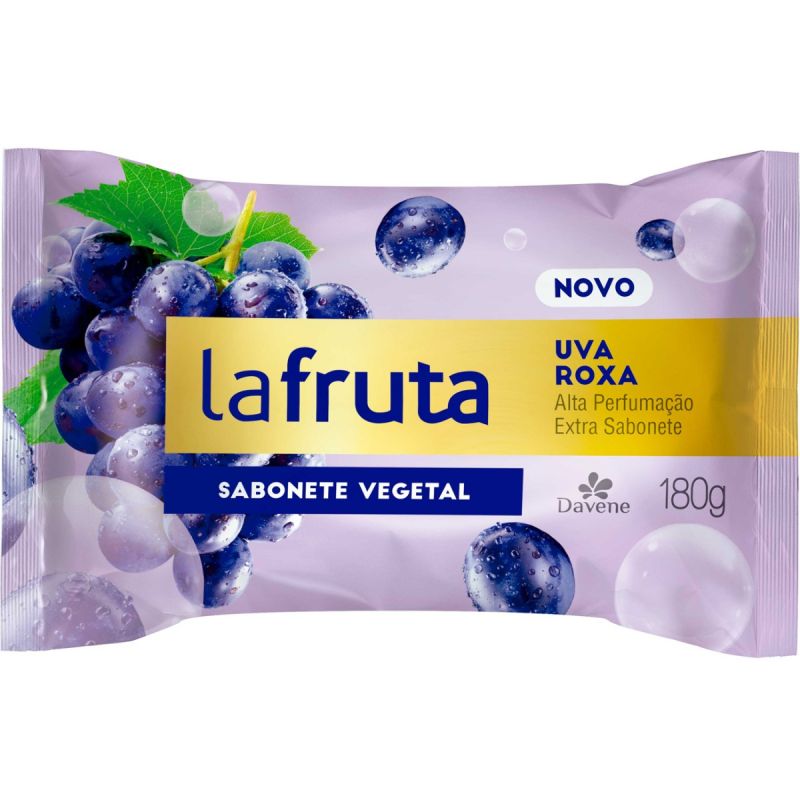 SABONETE EM BARRA LA FLORE UVA ROXA 180G