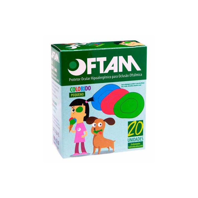 OFTAM COLORIDO COM 20 UNIDADES