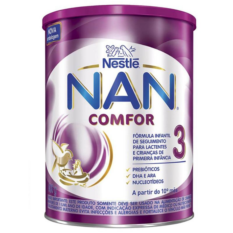 LEITE NANLAC 1 A 3 COMFOR 800 GRAMAS